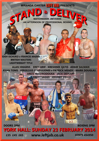 York Hall 23rd February